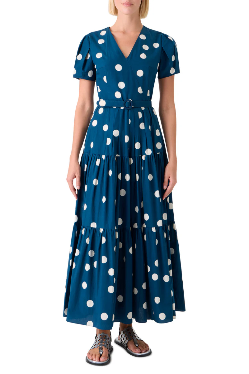 Polka Dot Midi Dress - Image 2