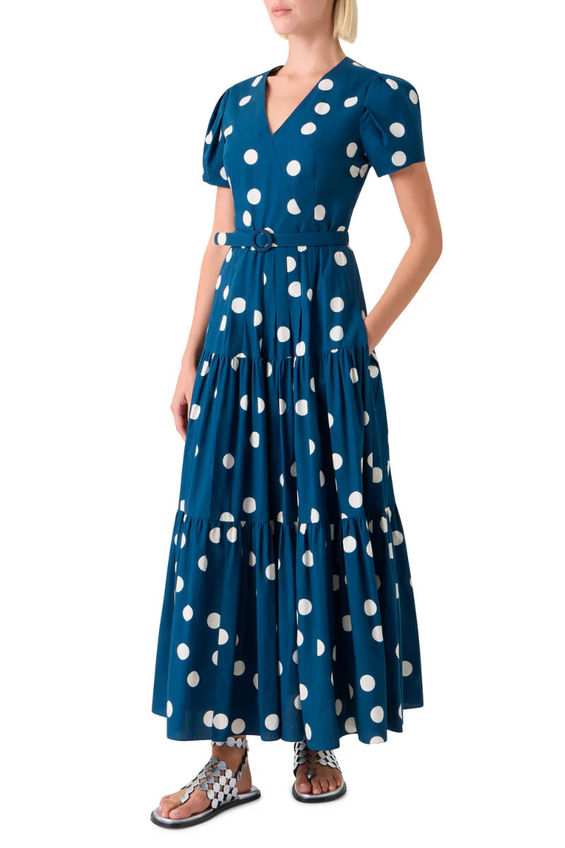 Polka Dot Midi Dress - Image 3