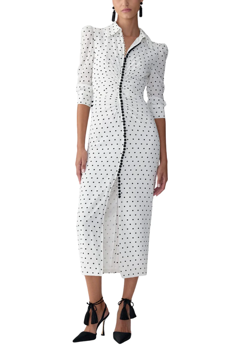 Polka Dot Shirt Dress