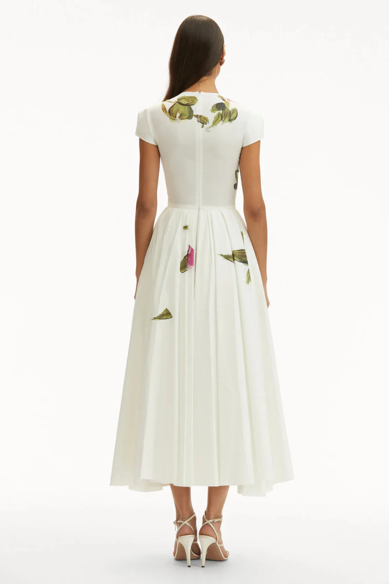 Printed Roses Dress - Image 3