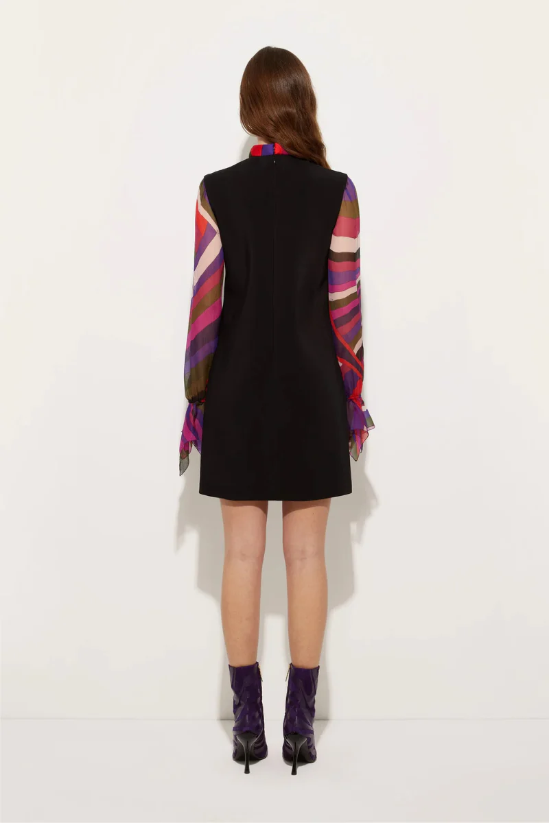 Printed Sleeve Sheath Dress - Image 5