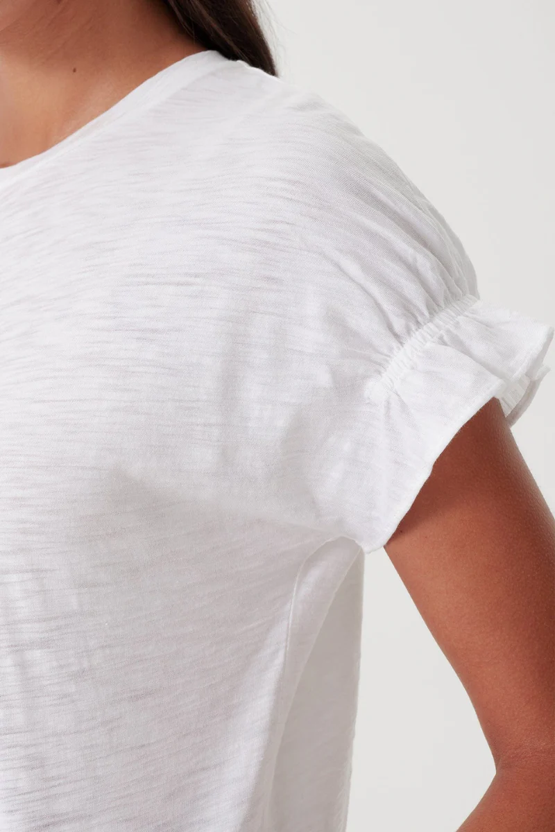 Puff & Ruffle Sleeve Tee - Image 2