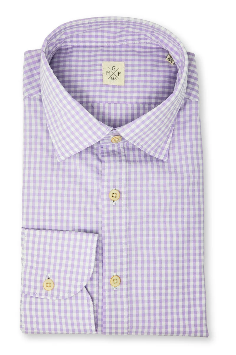 Purple Check Shirt