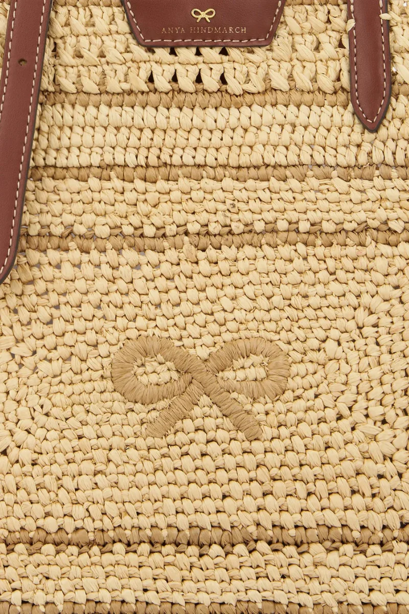 Raffia Bow Tote - Image 4