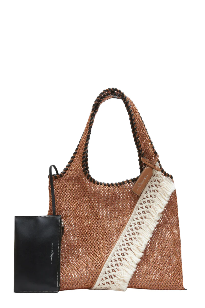 Raffia Fringe Market Tote