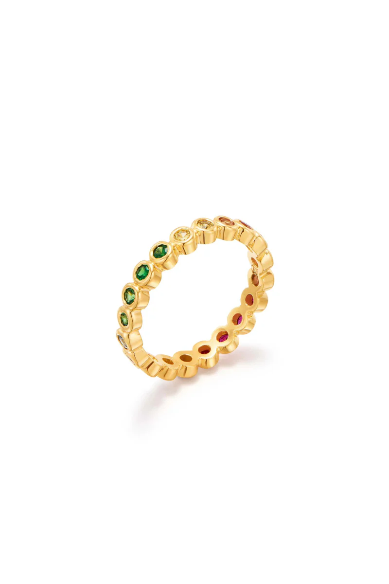 Rainbow Eternity Ring - Image 2