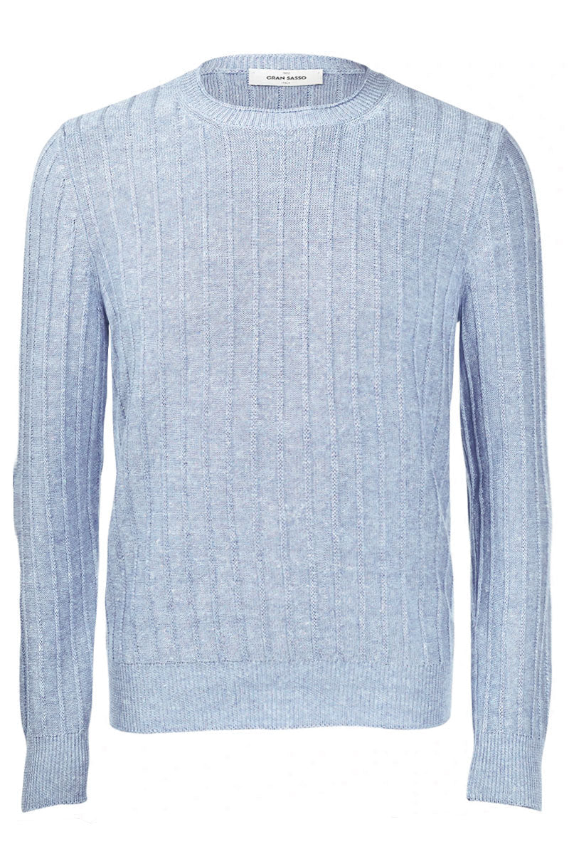 Ribbed 2-Ply Crewneck - Image 2