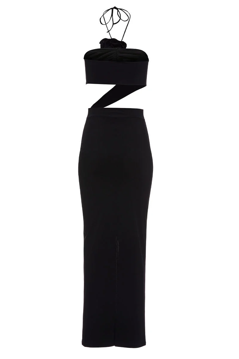 Asymmetrical Cutout Maxi Dress - Image 3