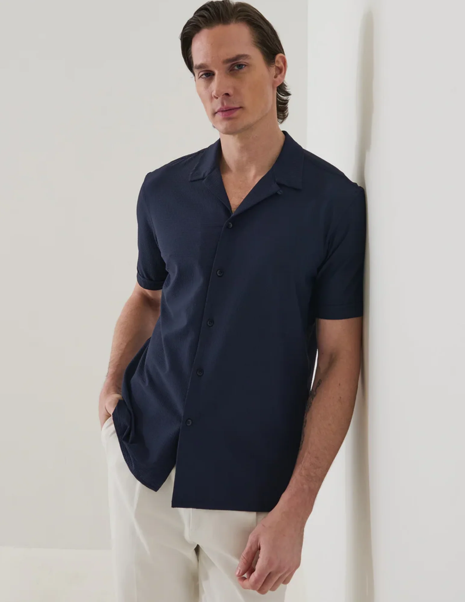 Seersucker Performance Stretch Shirt - Image 3