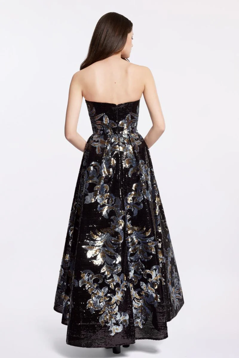 Sequin Embroidered Midi Dress - Image 2