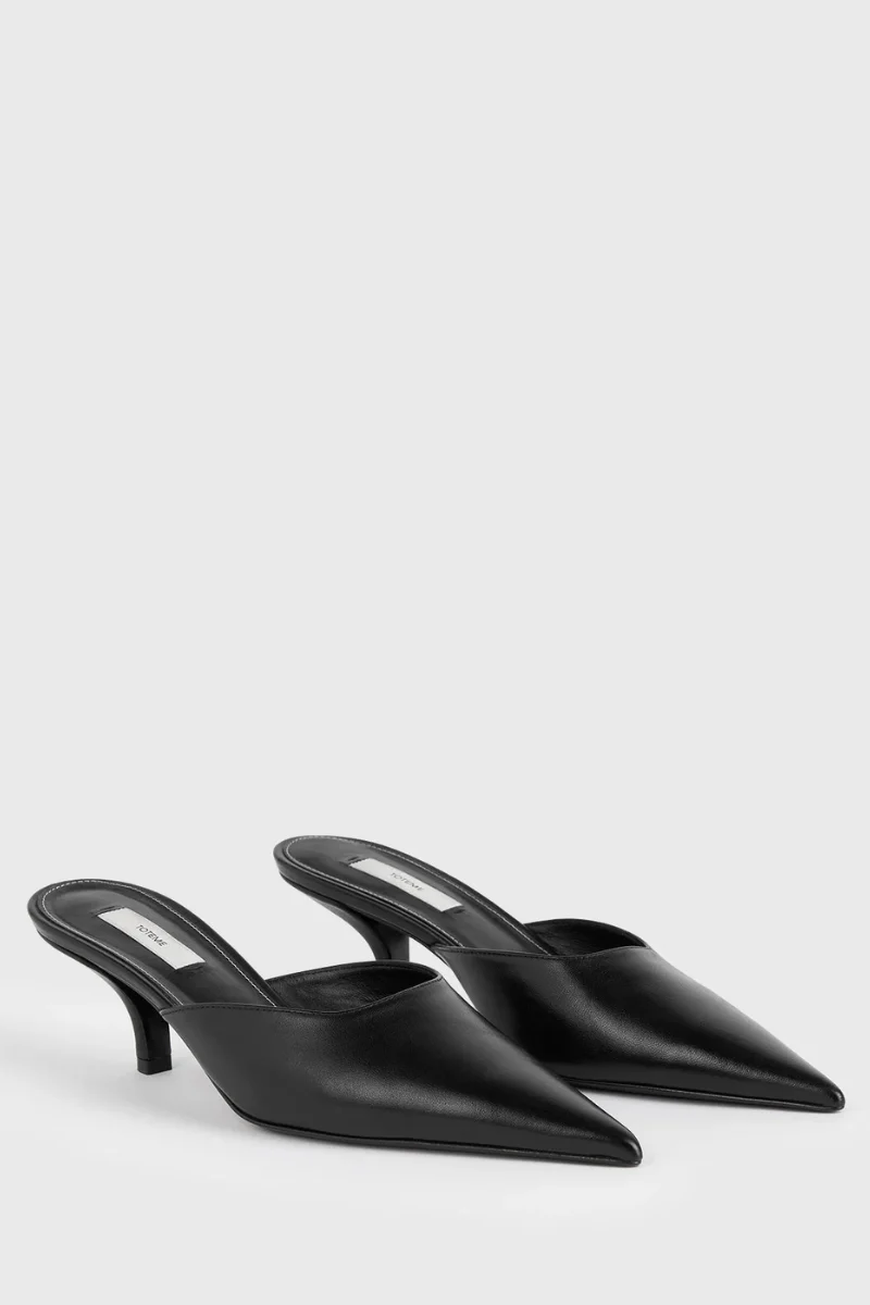 Sharp Nappa Mules - Image 3
