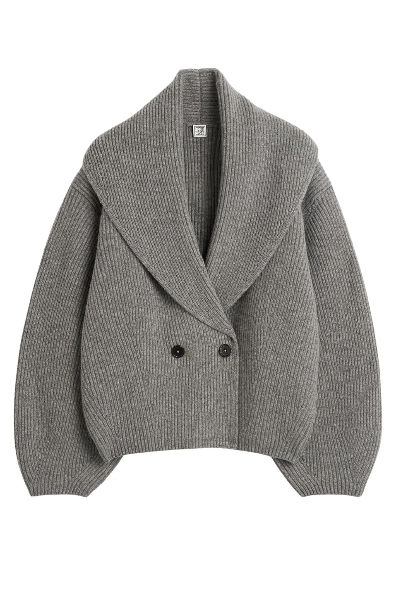 Shawl Lapel Cardigan