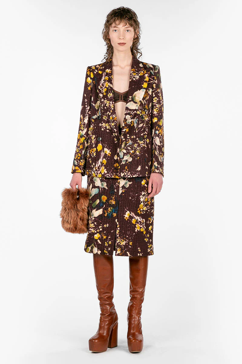 Shea Bleached Floral Skirt - Image 2