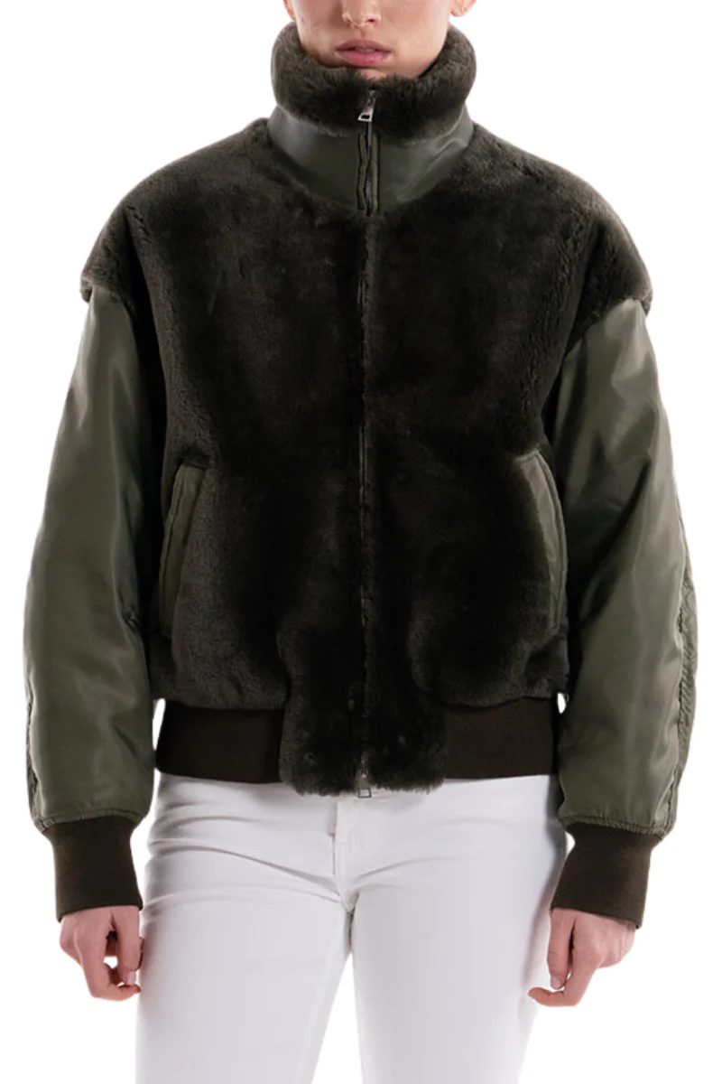 Shearling Bomber Jacket