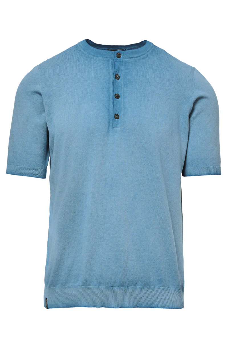 Short Sleeve Henley