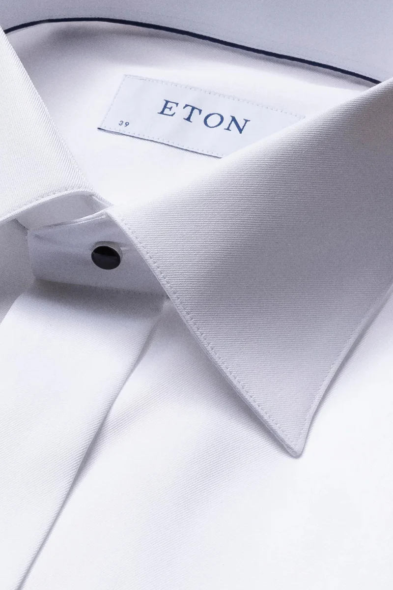 Signature Twill Tuxedo Shirt, Slim - Image 6