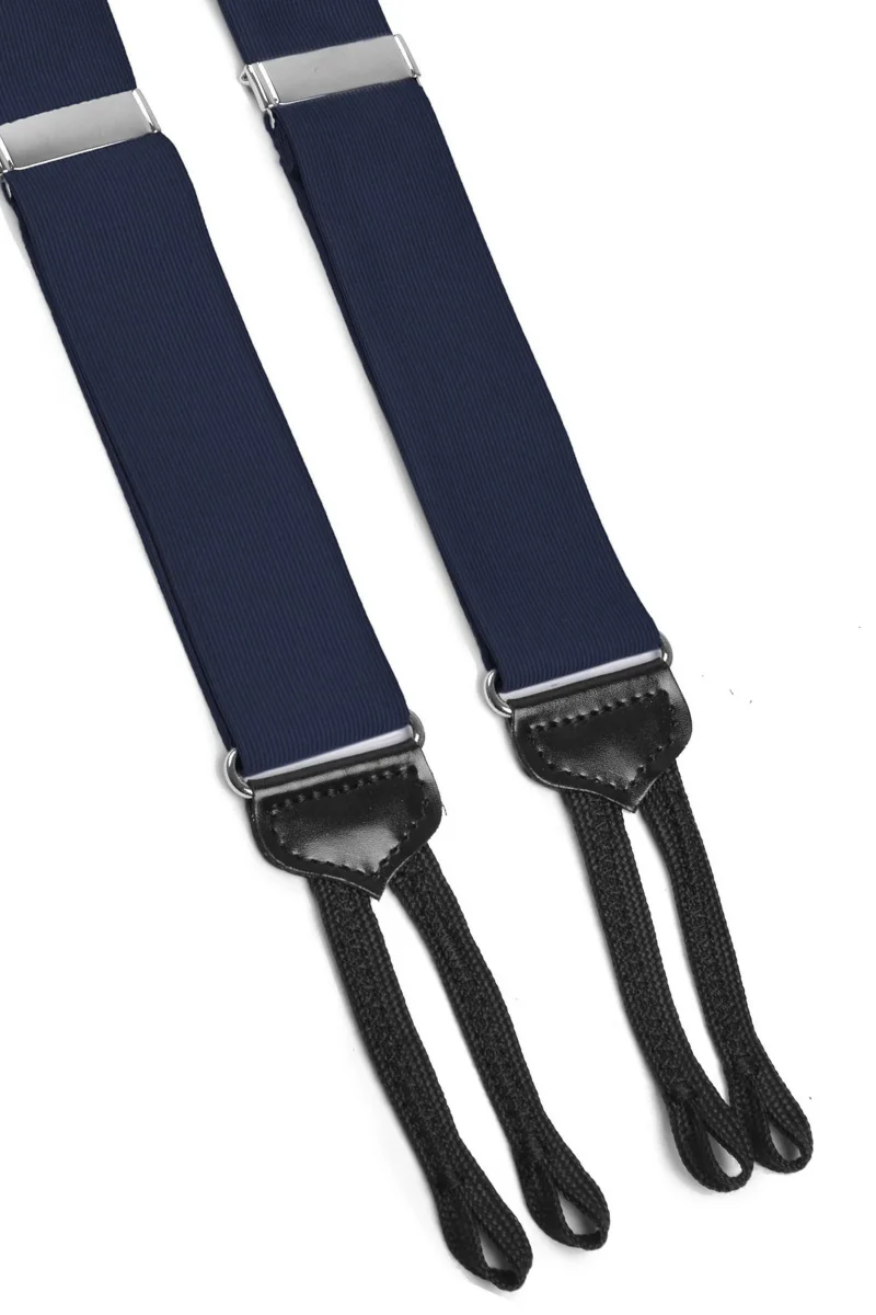Silk Ribbed Suspenders - Image 2