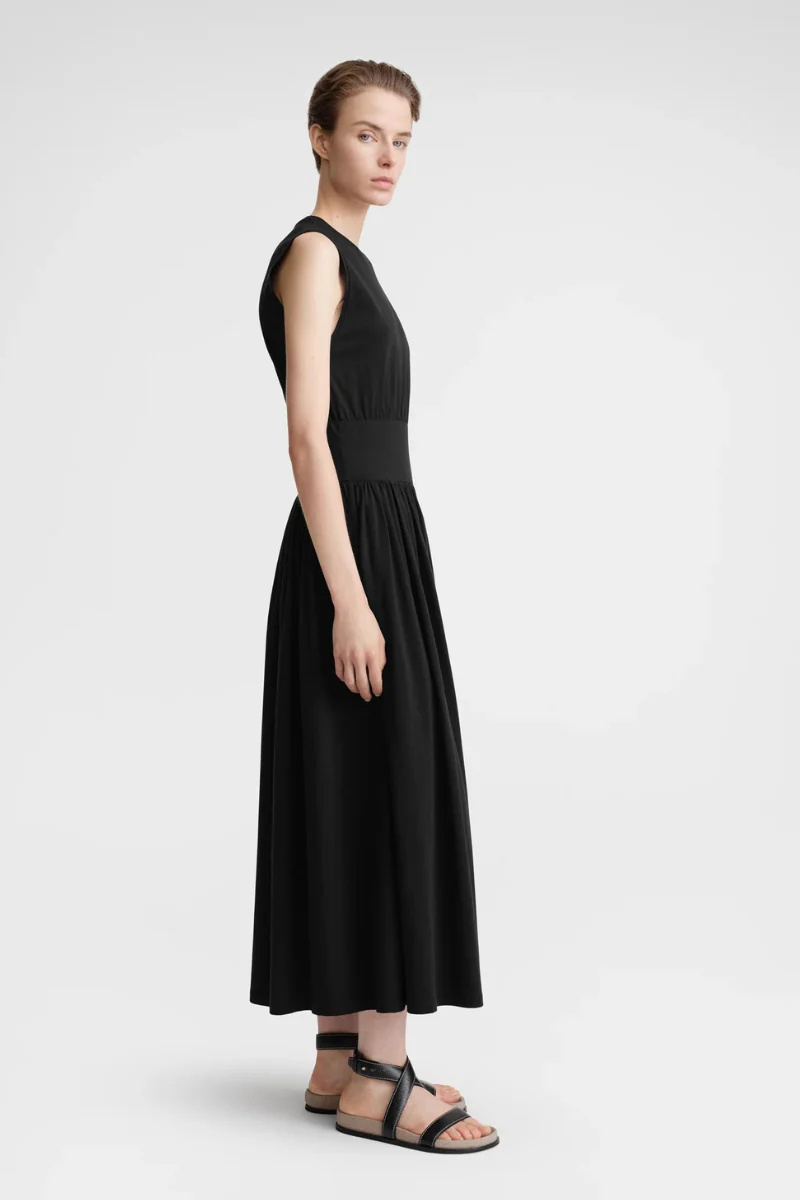 Sleeveless Cotton Tee Dress - Image 2