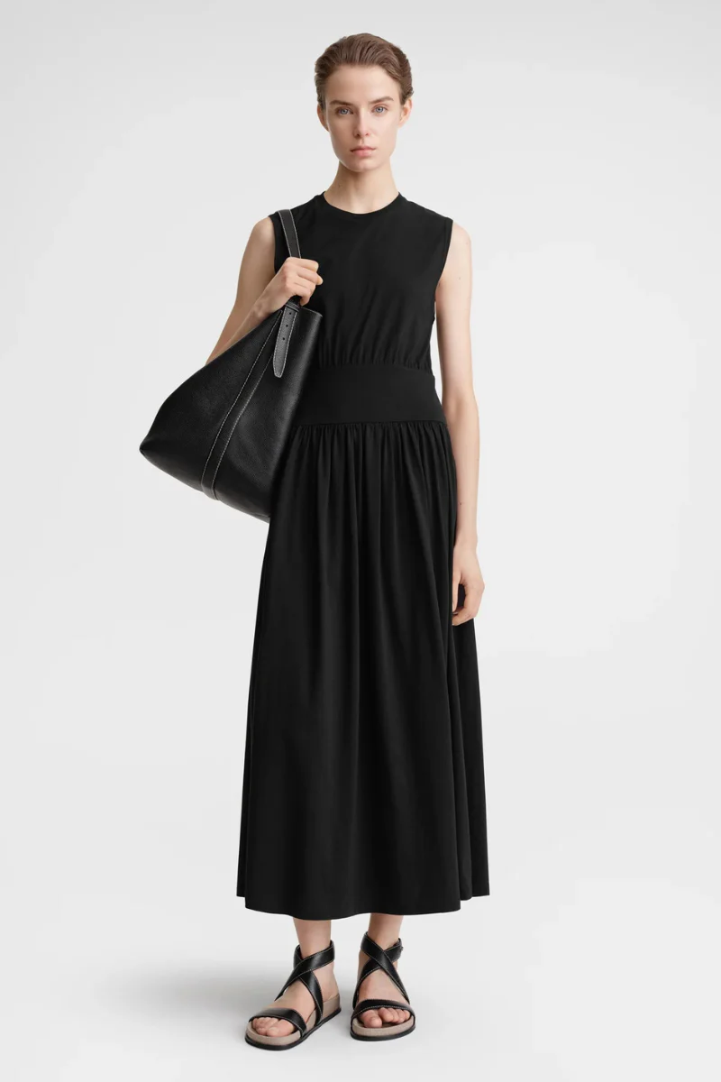 Sleeveless Cotton Tee Dress - Image 3