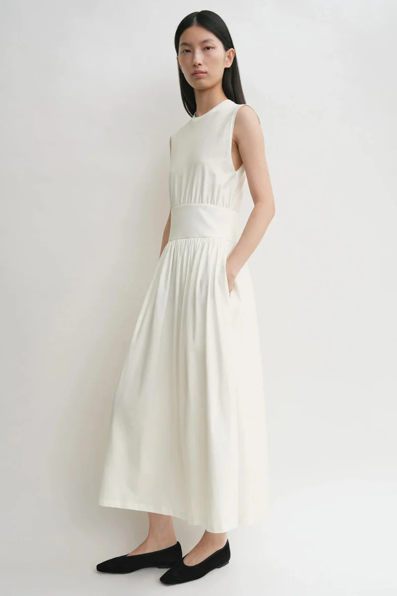 Sleeveless Cotton Tee Dress - Image 2