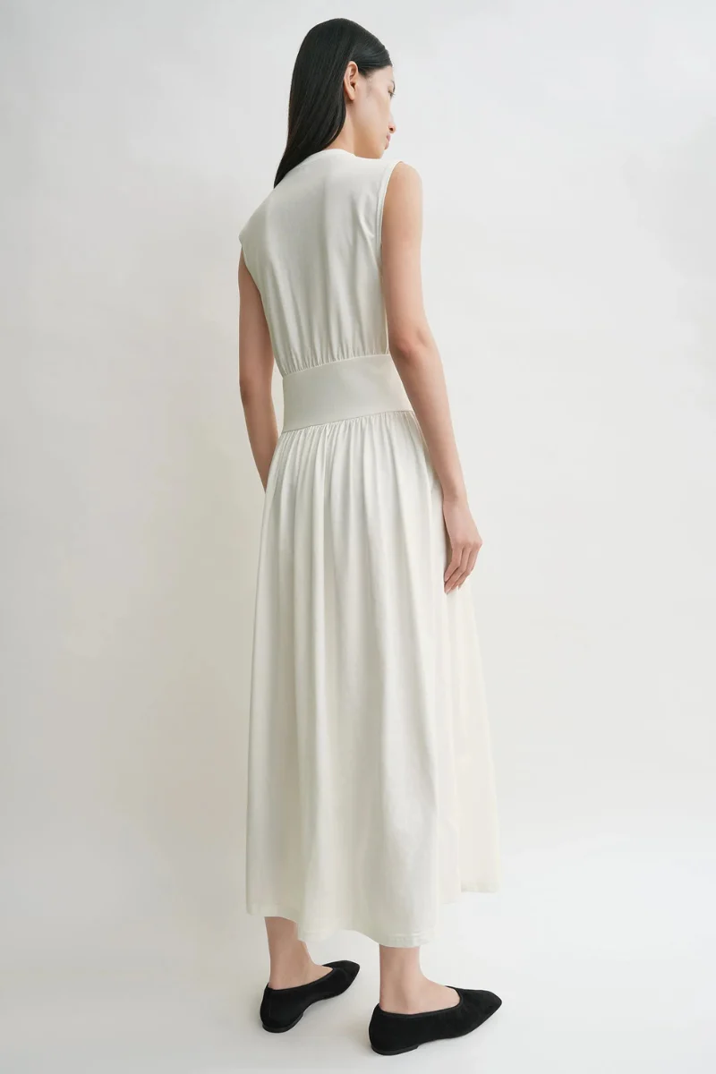 Sleeveless Cotton Tee Dress - Image 3