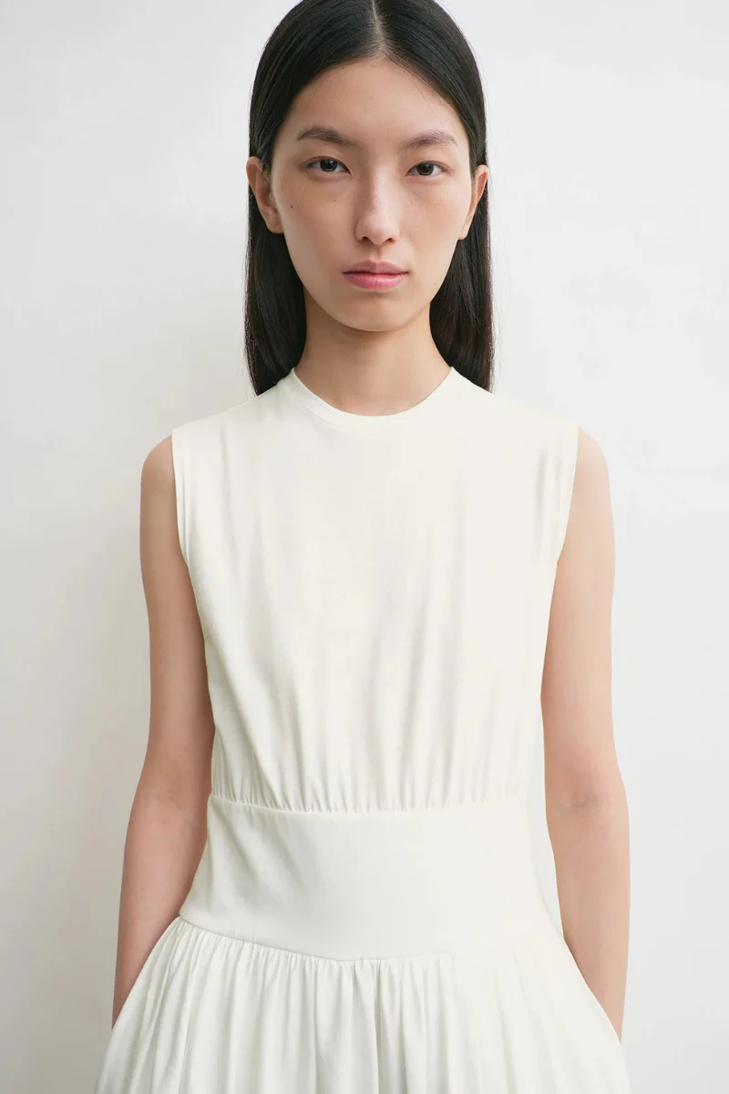 Sleeveless Cotton Tee Dress - Image 4