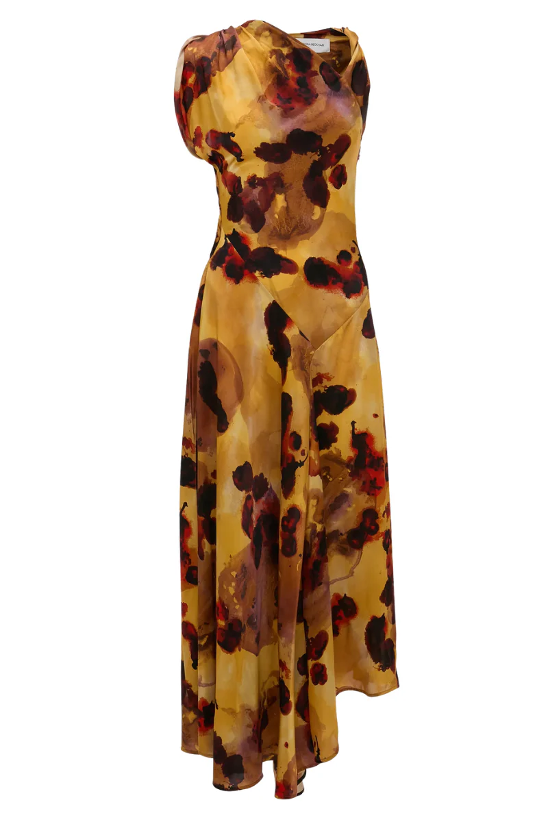 Sleeveless Draped Midi Dress - Image 10