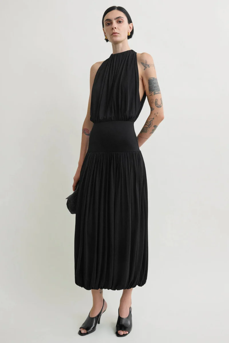 Soft Gathered Dress - Image 3