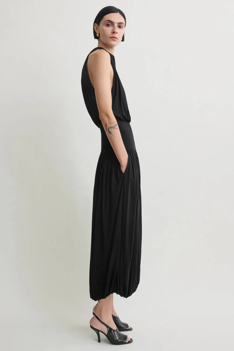 Soft Gathered Dress - Image 4