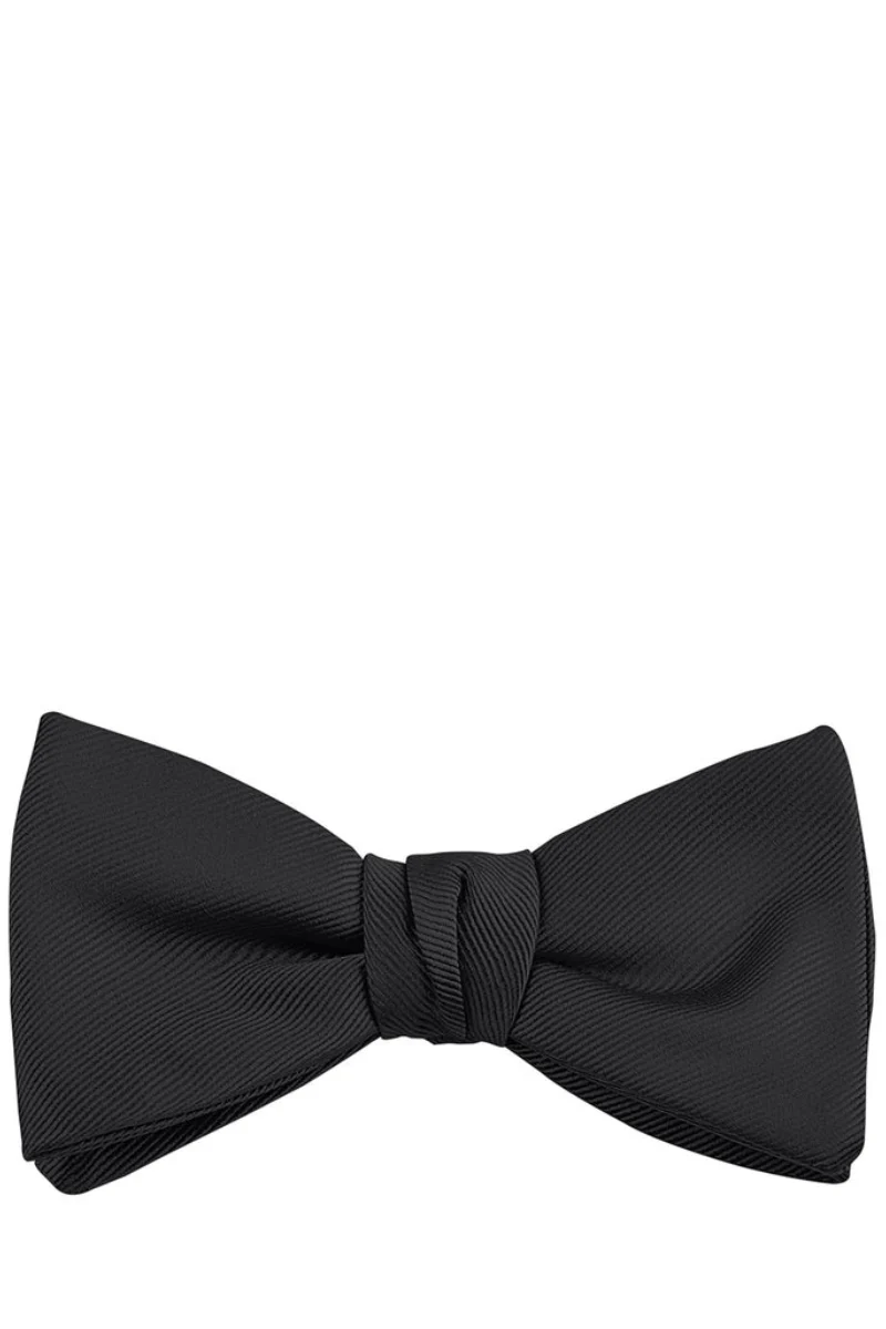 Solid Ribbed Bowtie