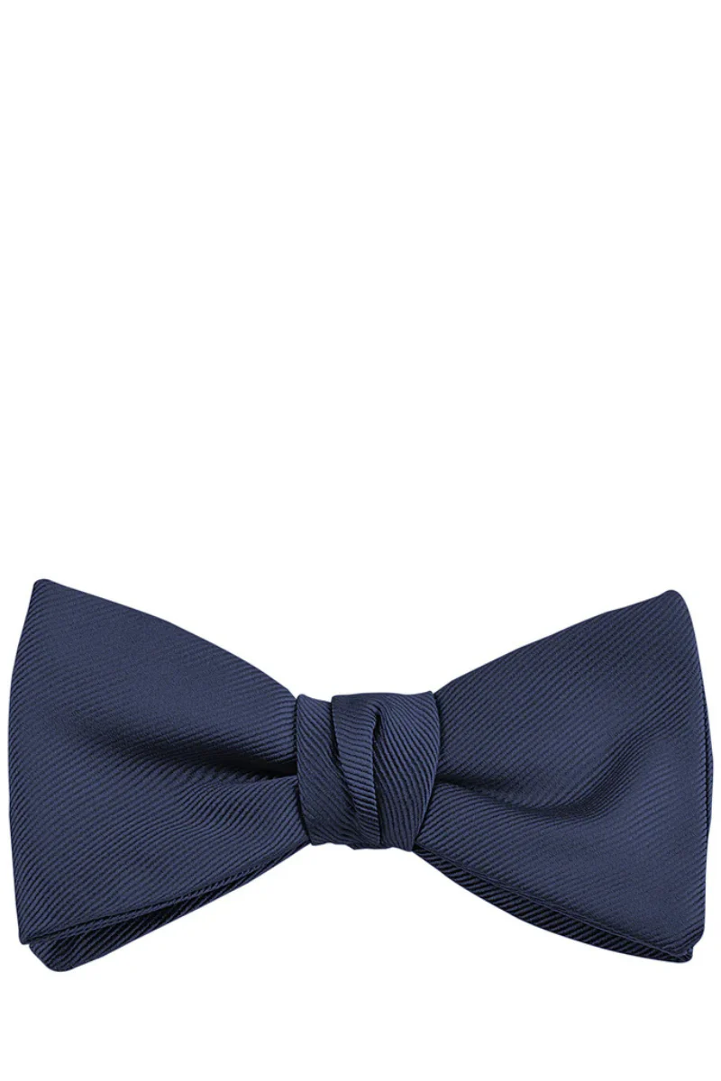 Solid Ribbed Bowtie - Image 2