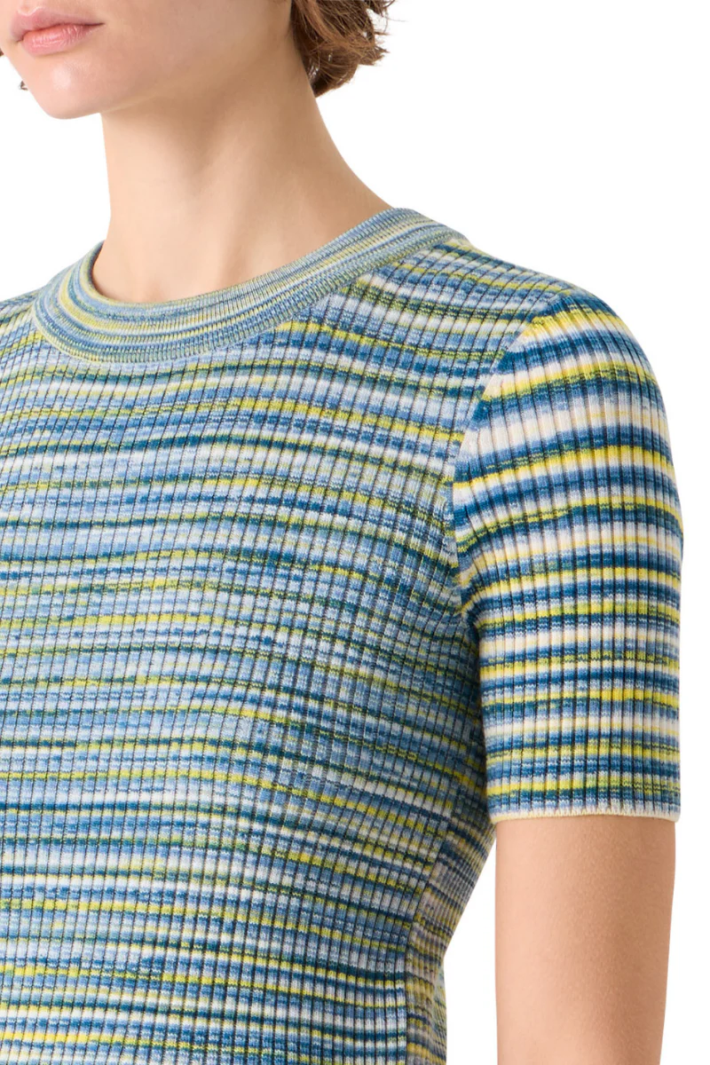 Space Dye Rib Knit Crew - Image 3