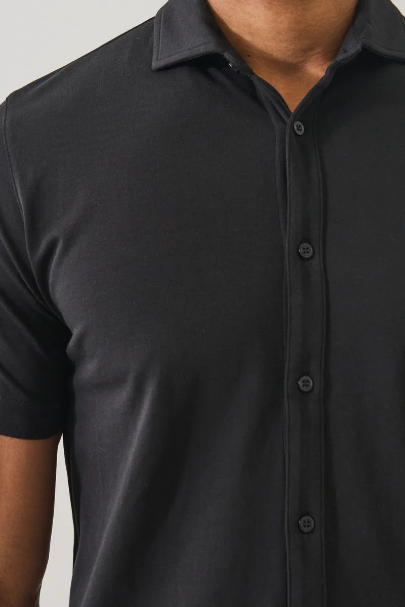 Stretch Button Front Shirt - Image 2
