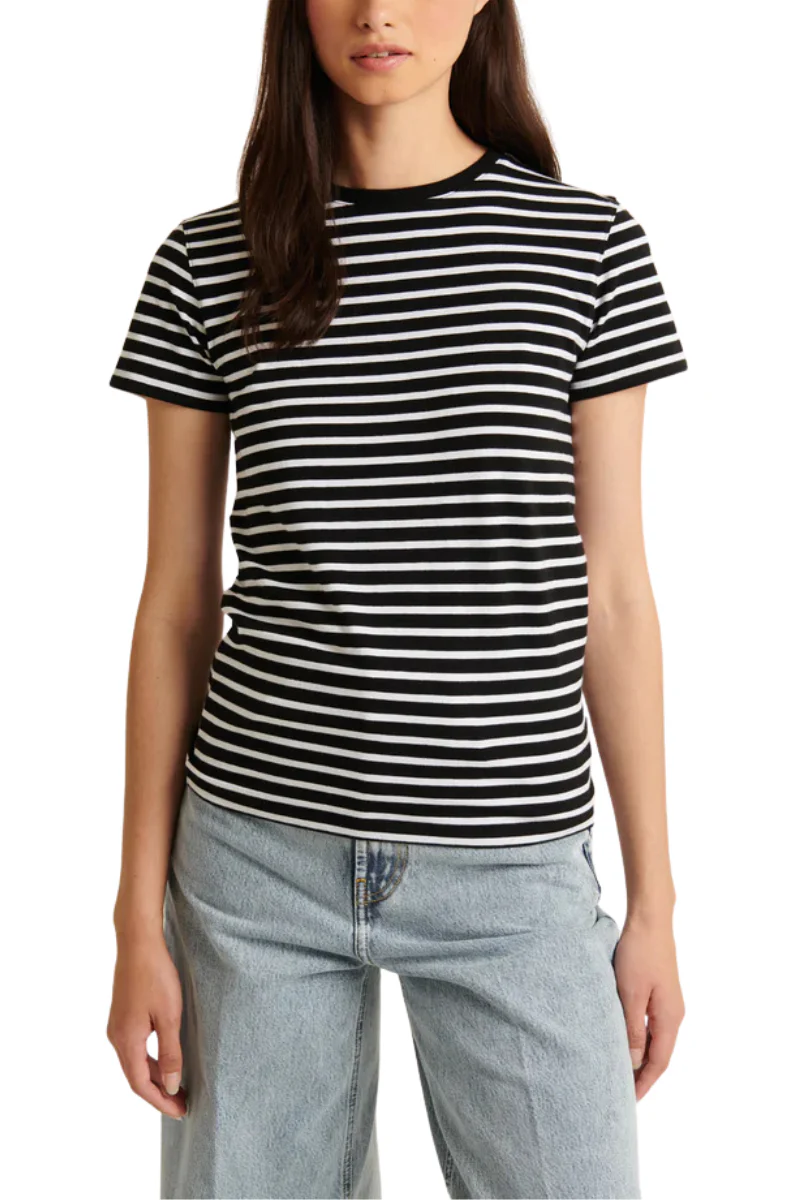 Stretch Slim Striped T-Shirt - Image 3