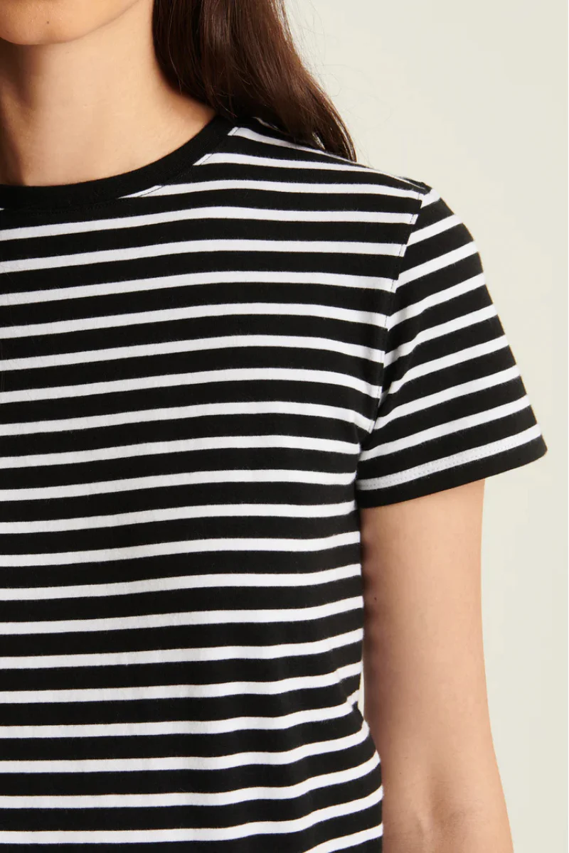 Stretch Slim Striped T-Shirt - Image 4