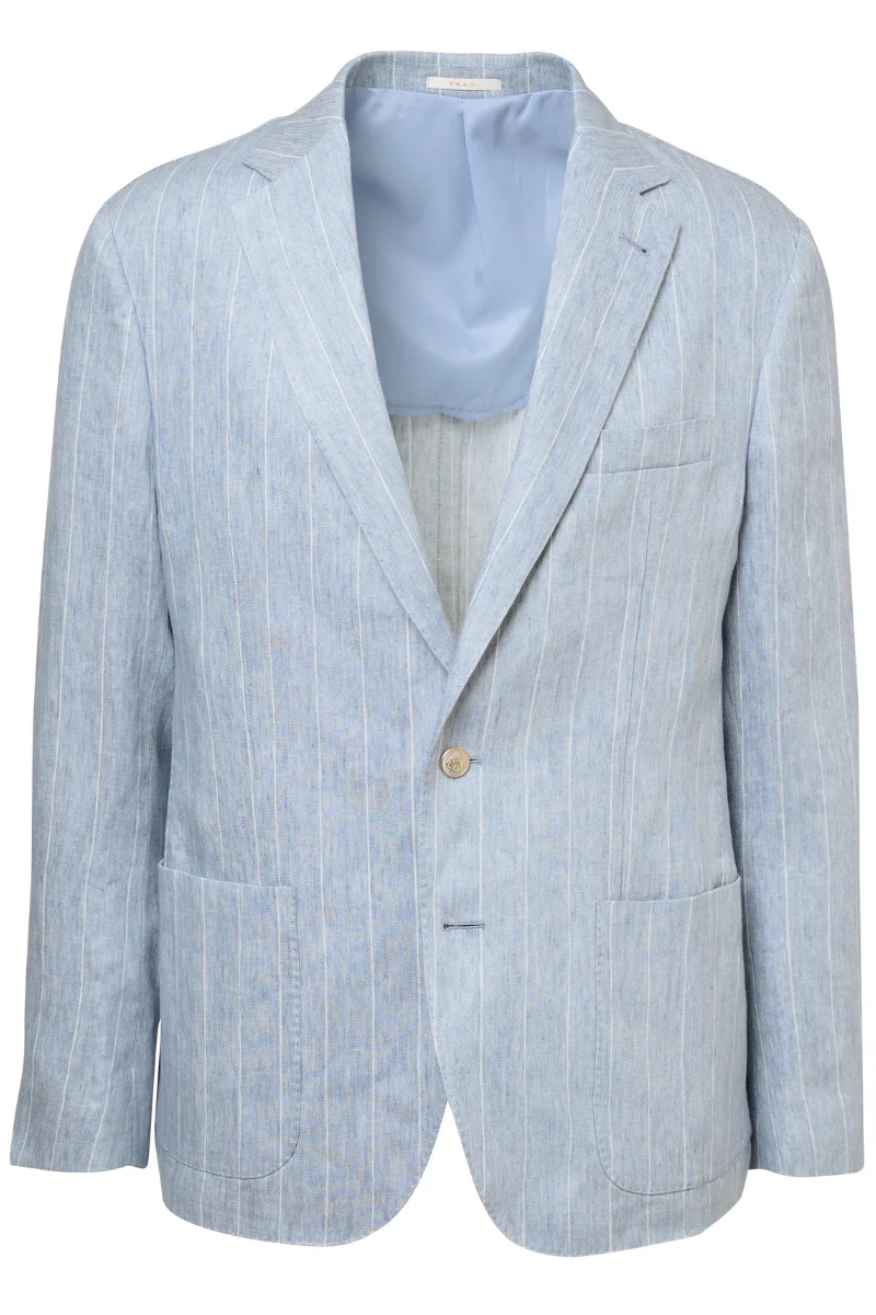 Striped Linen Sport Jacket