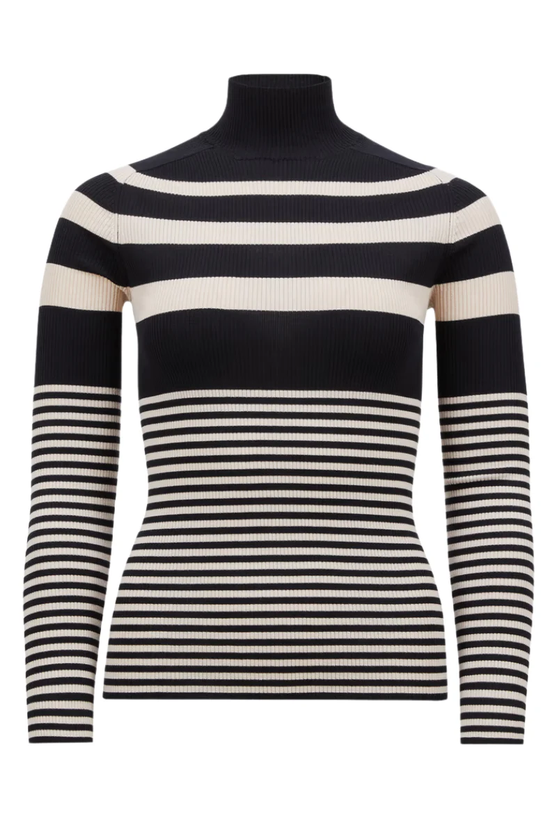 Striped Turtleneck