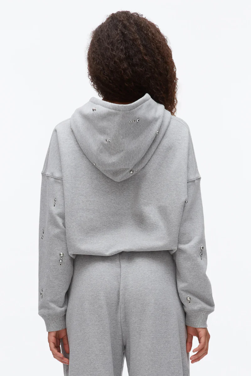 Stud Embellished Hoodie - Image 4