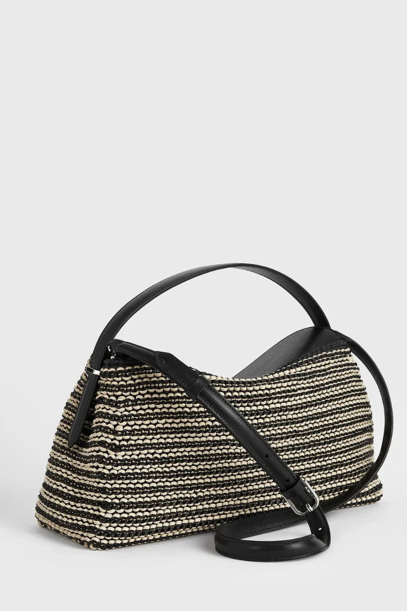 T-Lock Woven Leather Bag - Image 4