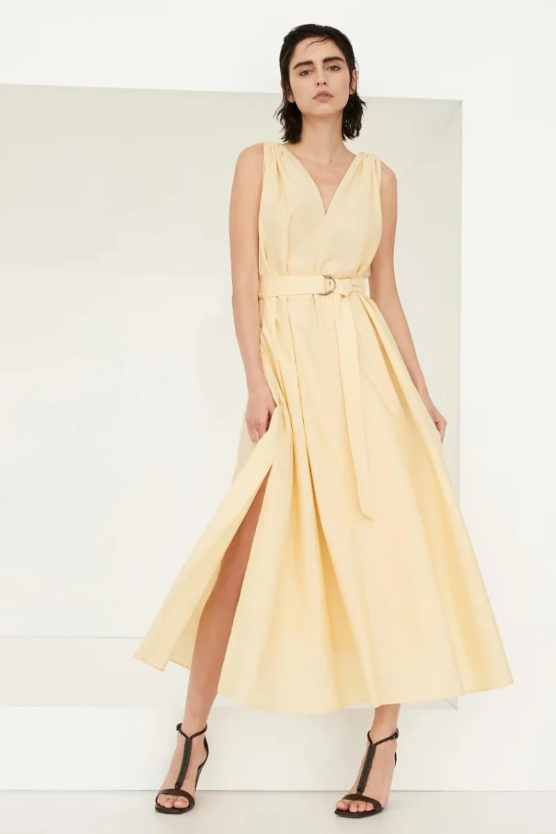 Techno Cotton Poplin Dress - Image 3
