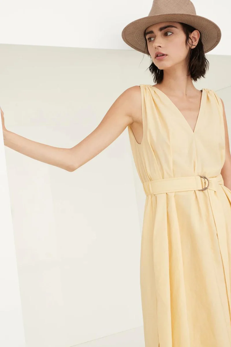 Techno Cotton Poplin Dress - Image 5