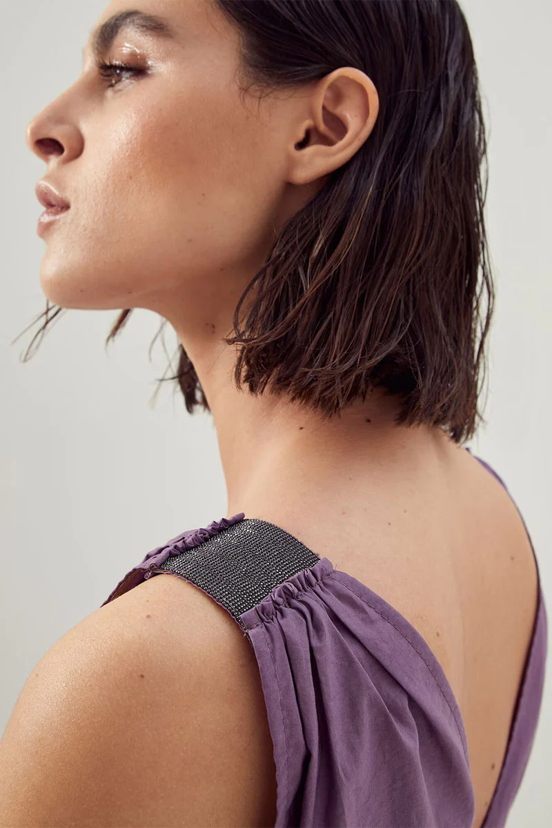 Techno Poplin Belted Dress - Image 3