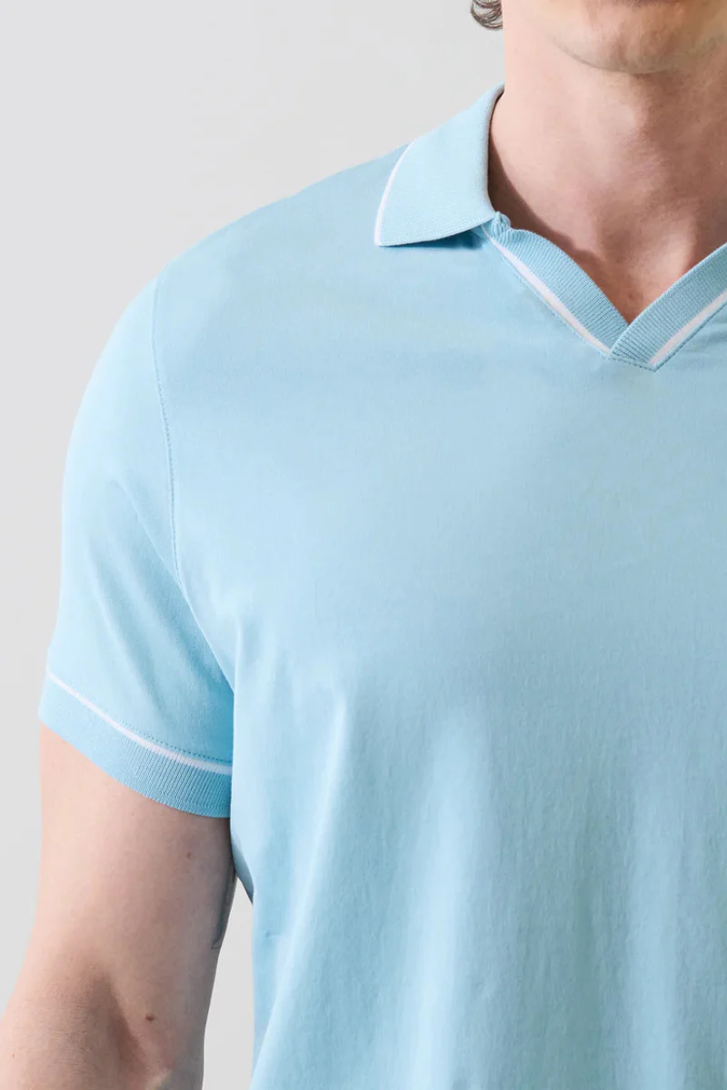 Tipped Open Polo - Image 2