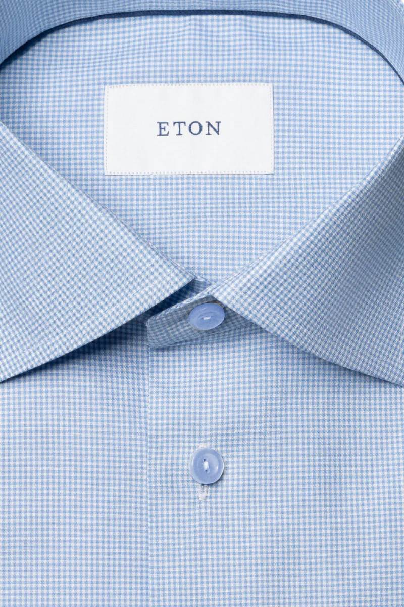 Tonal Button Check Twill Shirt - Image 2