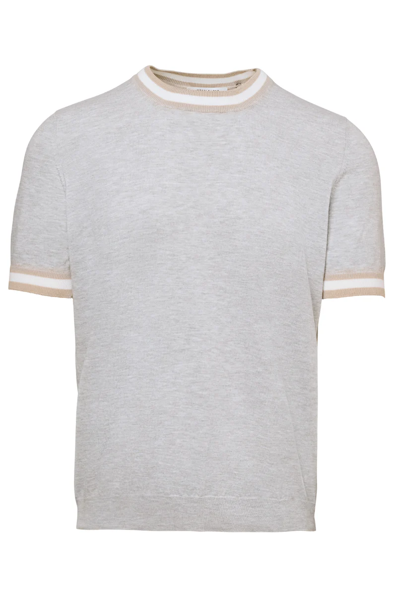 Trimmed Short Sleeve Crew - Image 2