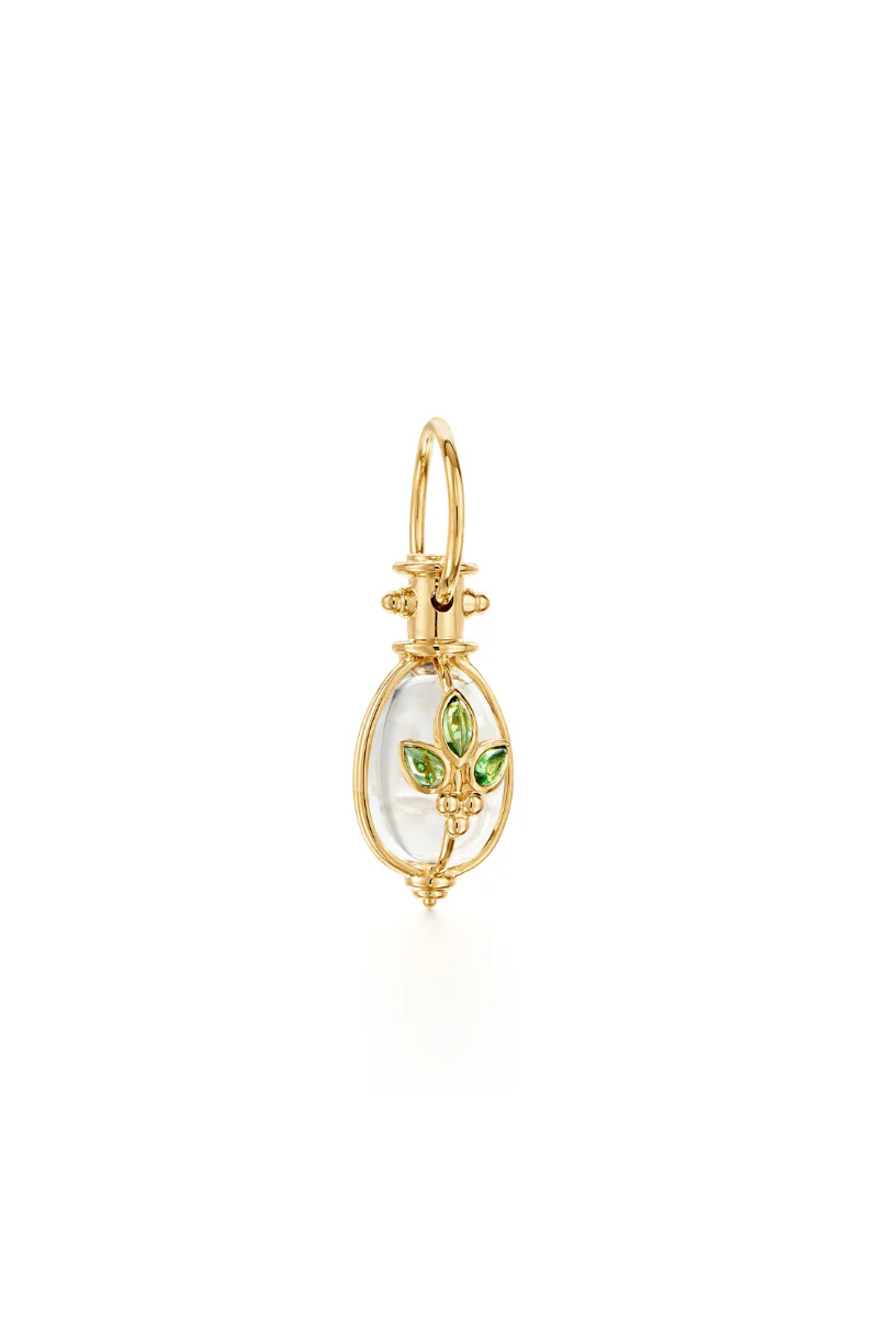 Tsavorite Giglio Amulet