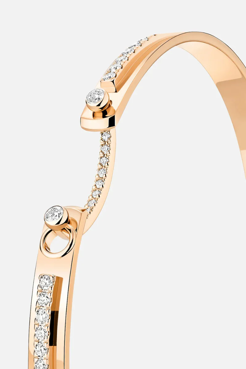 Tuxedo Mood Bangle, 4mm - Image 2