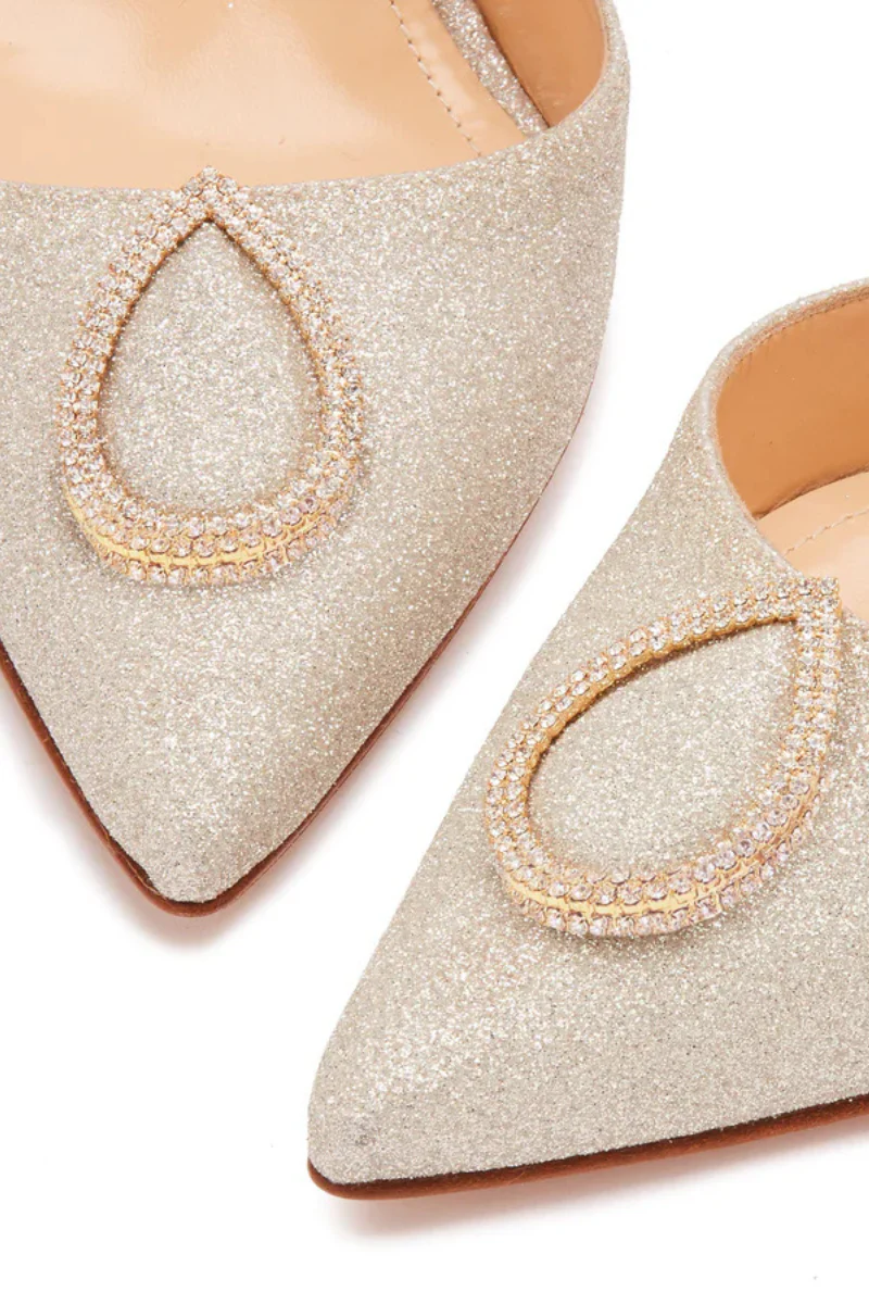 Vittorio 85 Glitter Slingback Pump - Image 2