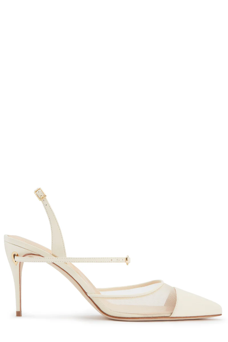 Vittorio 85 Mesh Slingback Pump