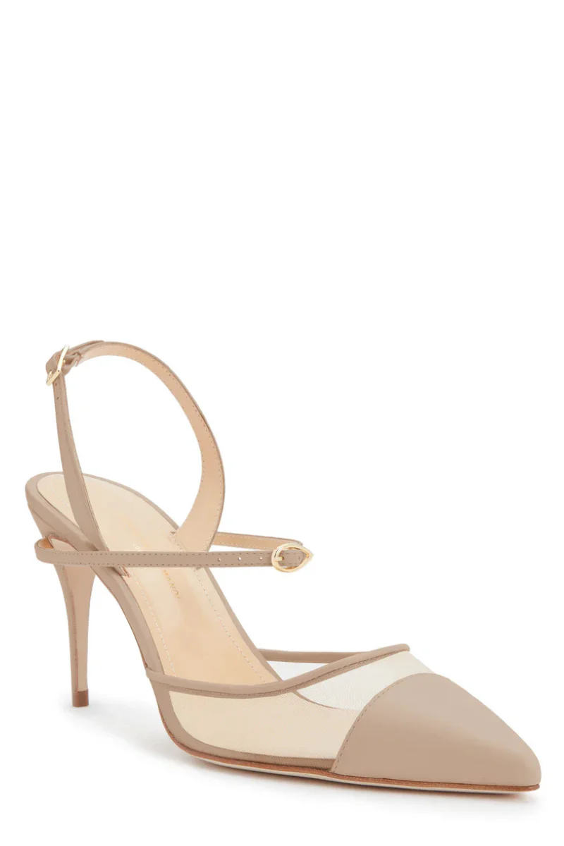 Vittorio 85 Mesh Slingback Pump - Image 2